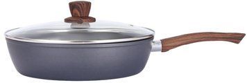 Сковорідка BRAVO CHEF Глибока з кришкою 20 см (BC-1101-20/L) BC-1101-20/L фото