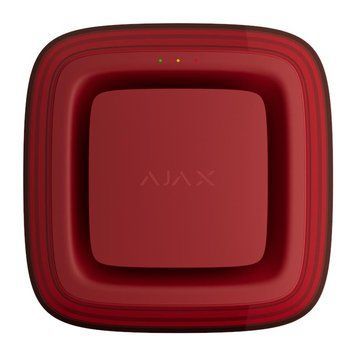 Датчик пожежний світлозвуковий Ajax EN54 FireProtect VAD Sounder red, Jeweller, EN54, бездротовий, червоний 000057174 фото