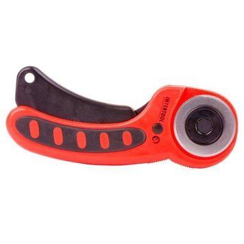 Нож металлический с резиновыми вставками под лезвие 18мм INTERTOOL HT-0510 HT-0510 фото