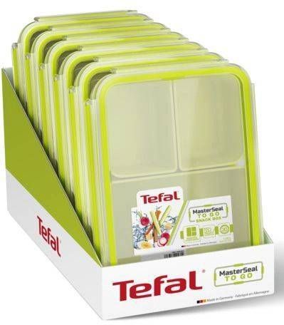 Контейнер із вставками Tefal MASTERSEAL TO GO 1.2 л, пластик (K3100412) K3100412 фото
