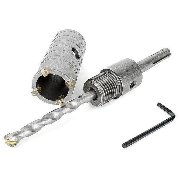Комплект: Сверло корончастот для бетона 32 мм + Переходник SDS Plus 100 мм INTERTOOL SD-7032 SD-7032 фото
