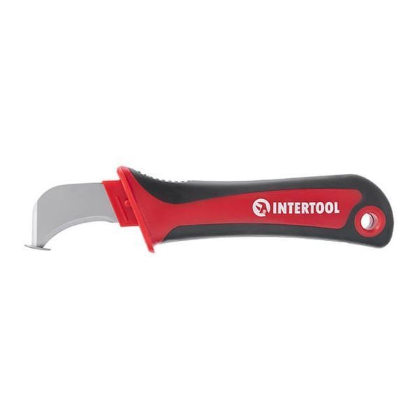 Ніж для зняття ізоляції з п'ятою INTERTOOL HT-0562 HT-0562 фото