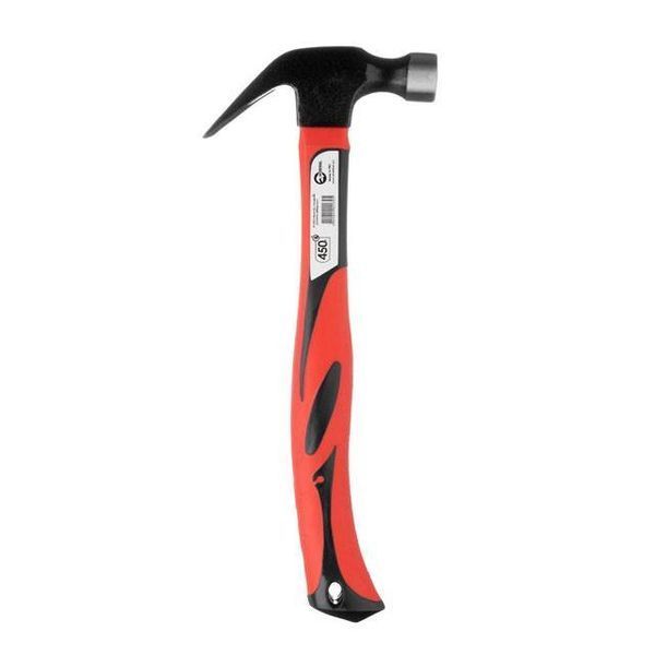 Молоток столярний 450 г.ручка з фібергласу INTERTOOL HT-0223 HT-0223 фото