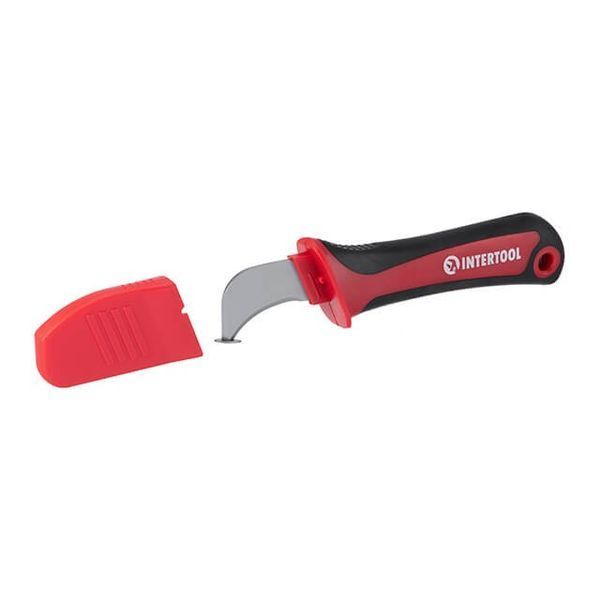 Ніж для зняття ізоляції з п'ятою INTERTOOL HT-0562 HT-0562 фото