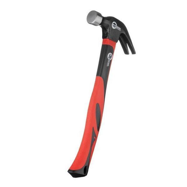 Молоток столярний 450 г.ручка з фібергласу INTERTOOL HT-0223 HT-0223 фото