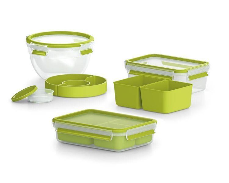 Контейнер із вставками Tefal MASTERSEAL TO GO 1.2 л, пластик (K3100412) K3100412 фото