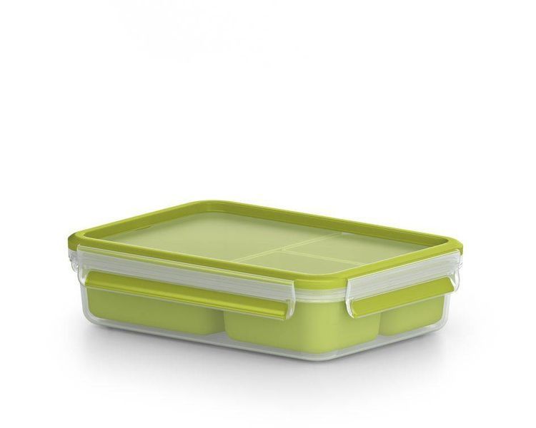 Контейнер із вставками Tefal MASTERSEAL TO GO 1.2 л, пластик (K3100412) K3100412 фото