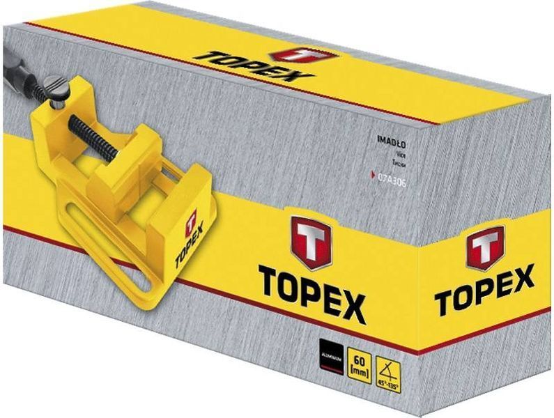 Тиски TOPEX 60мм 07A306 07A306 фото