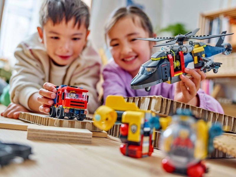 LEGO 60462 City Ремикс вертолета, пожарной машины и подводной лодки 60462 фото