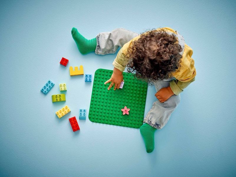 Конструктор LEGO DUPLO Зелена будівельна пластина 1 деталь (10460) 10460 фото