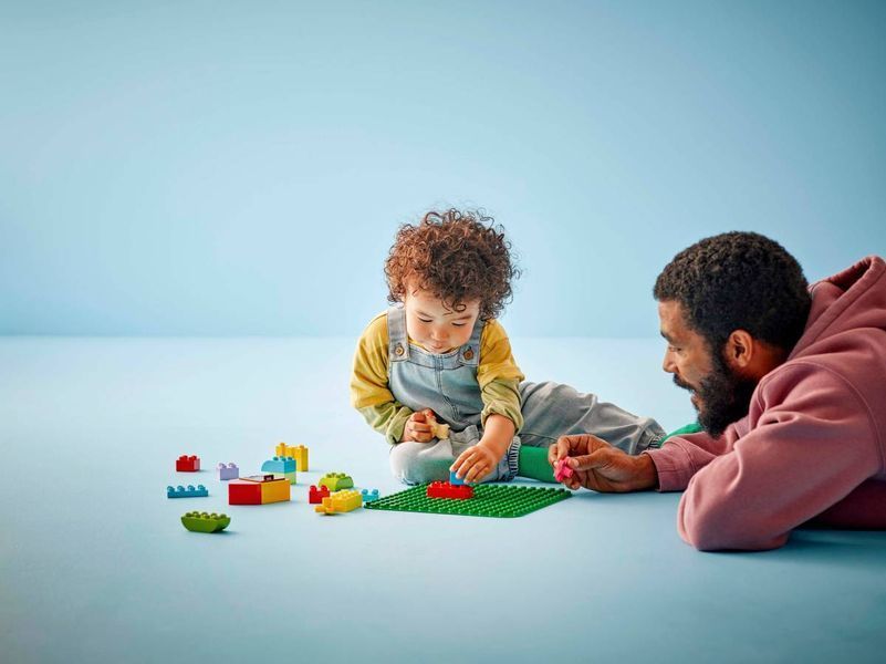 Конструктор LEGO DUPLO Зелена будівельна пластина 1 деталь (10460) 10460 фото