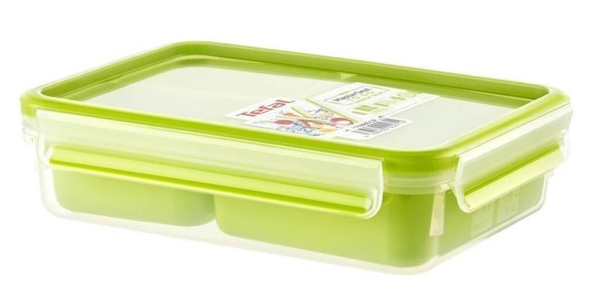 Контейнер із вставками Tefal MASTERSEAL TO GO 1.2 л, пластик (K3100412) K3100412 фото