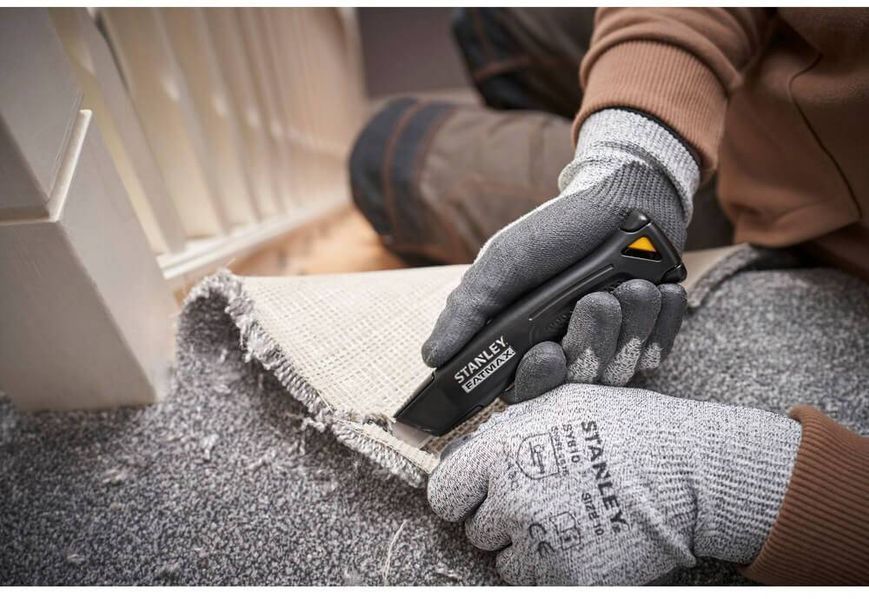 Ніж FatMax&reg; Heavy Duty довжиною 165 мм з фіксованим лезом для оздоблювальних робіт STANLEY FMHT10500-0 FMHT10500-0 фото