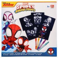Набір розмальовок із фетру Disney Spidey з фломастерами SP22349 фото