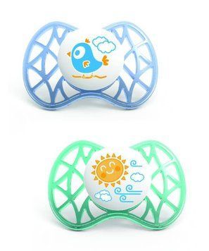 Пустушка симетрична Nuvita Air 6м+ 2шт. для хлопчика (NV7081Blue) NV7081Blue фото