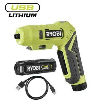 Викрутка акумуляторна RSDP4-120G, 4В USB Lithium, акб 1х2А&bull;год, 5Нм, поворотна ручка. 5133005958 фото
