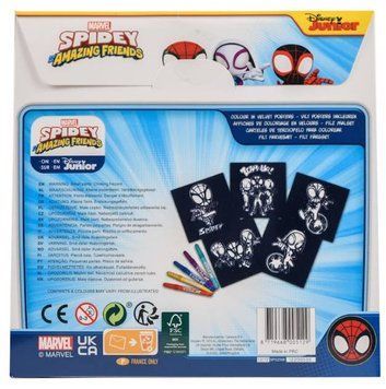 Набір розмальовок із фетру Disney Spidey з фломастерами SP22349 фото