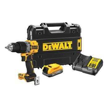 Дрель-шуруповерт аккумуляторная ударная без щеточная DeWALT DCD805E1T DCD805E1T фото