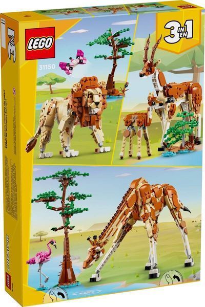 Конструктор LEGO Creator Дикі тварини сафарі 780 деталей (31150) 31150 фото