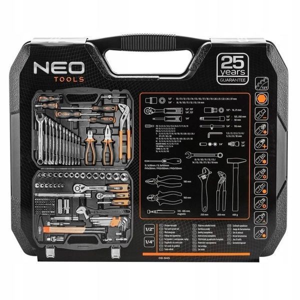 Набір інструментів Neo Tools 143 од. (08-945) 08-945 фото