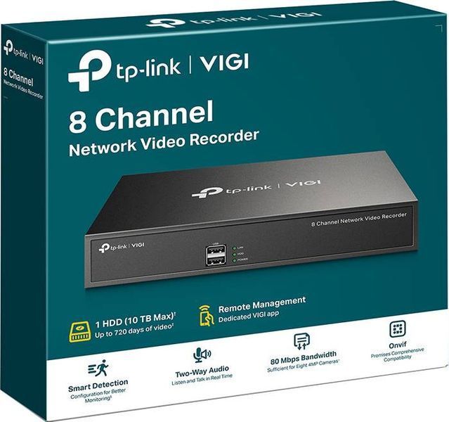 Сетевой видеорегистратор TP-LINK VIGI NVR1008H-8MP VIGI-NVR1008H-8MP фото