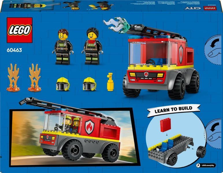 LEGO 60463 City Пожарная машина с стремянкой 60463 фото