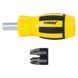 Викрутка з реверсом MINI + біти 6шт CrV SIGMA (4001811) SG-4001811 фото 1