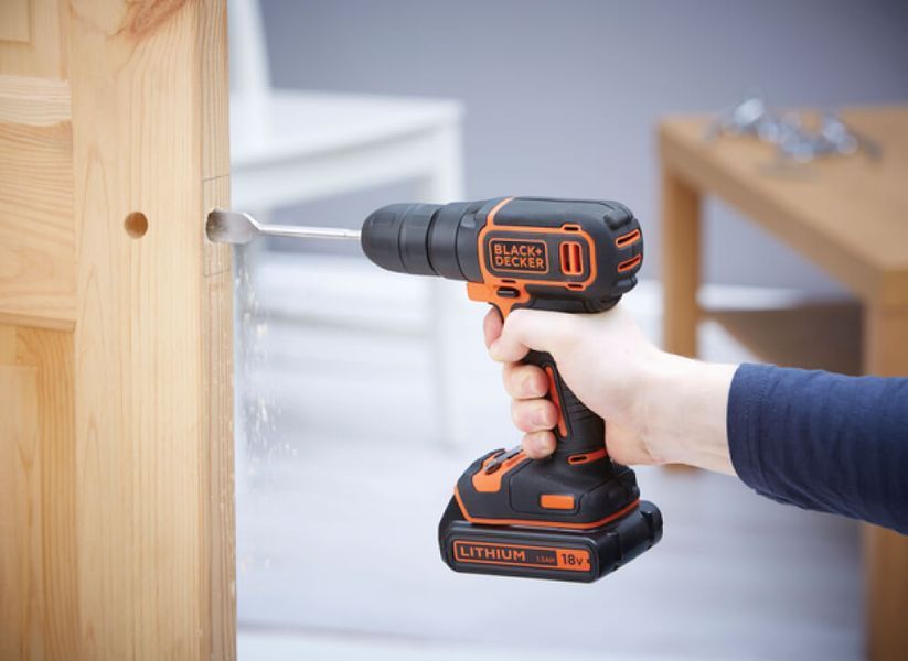 Дриль-шурупокрут акумуляторний BLACK+DECKER BDCD18 BDCD18 фото