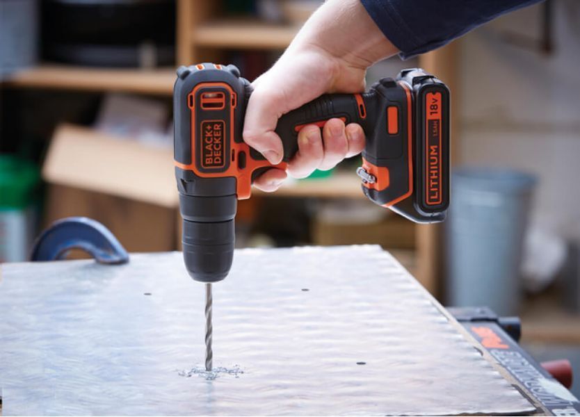 Дриль-шурупокрут акумуляторний BLACK+DECKER BDCD18 BDCD18 фото