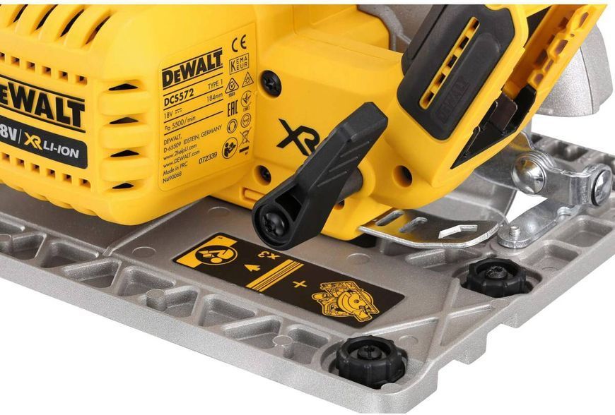 Пила дисковая аккумуляторная бесщеточная DeWALT DCS572NT DCS572NT фото