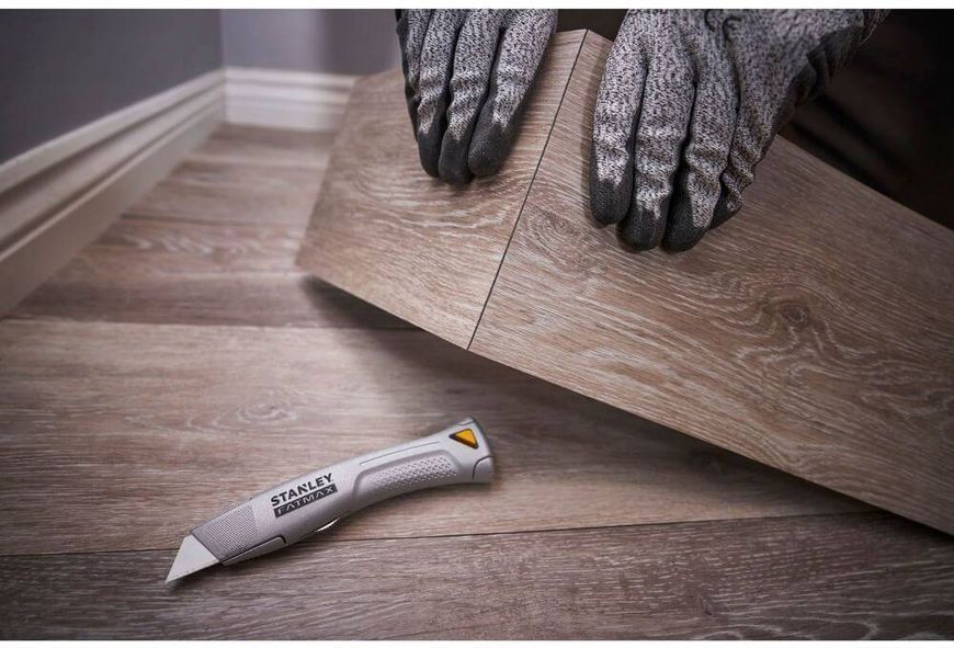Нож FatMax&reg; Heavy Duty длиной 165 мм с фиксированным лезвием для отделочных работ STANLEY FMHT10501-0 FMHT10501-0 фото