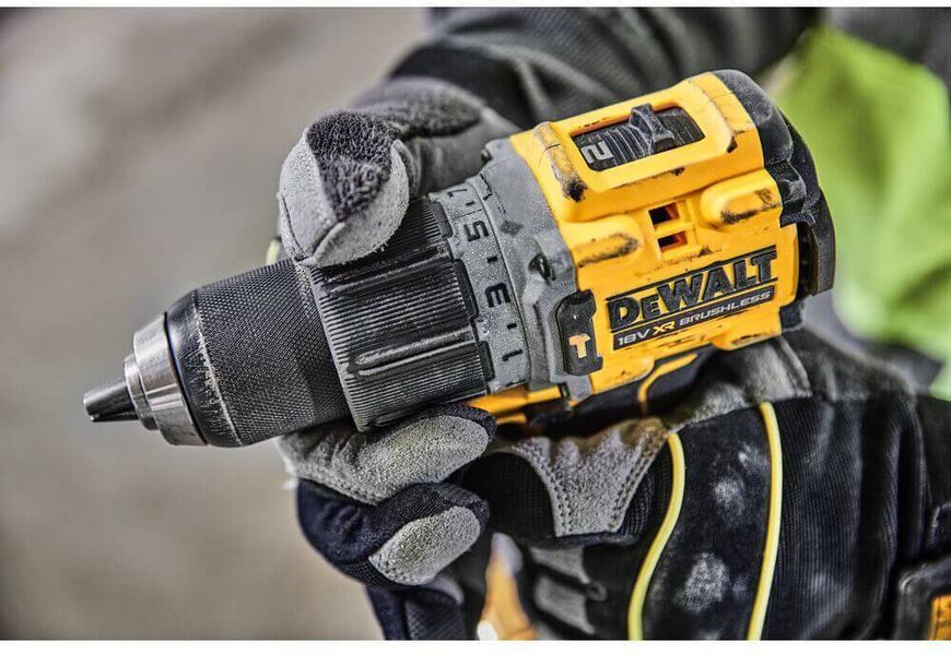 Дриль-шуруповерт акумуляторна безщіткова ударна DeWALT DCD805E1T DCD805E1T фото