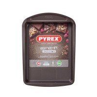 Форма для выпечки бисквита Pyrex Asimetria 28х22 см Прямоугольная коричневая (AS28WN0/7646) AS28WN0/7646 фото