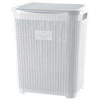 Корзина д/белья VIOLET HOUSE 1007 Виолетта WHITE с/кр. 45 л (1007 Виолетта WHITE 45 л) 1007 Виолетта WHITE 45 л фото