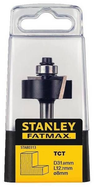Фреза для дерева Stanley D=31.8 мм, L=12.7 мм, цанга 8 мм STA80313 фото