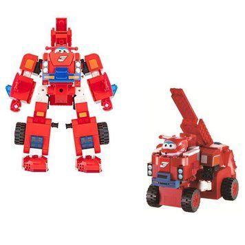 Конструктор-трансформер Super Wings Small Blocks 2-in-1 Buildable Transforming Vehicle Jett, Джетт EU385005 фото