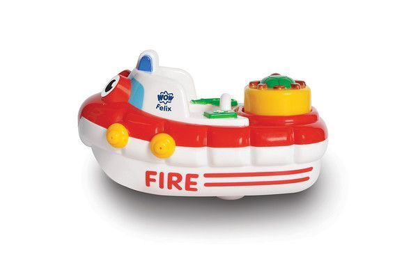 Игрушка WOW TOYS Fireboat Felix Пожарный катер Феликс (д/купание) 1017 фото
