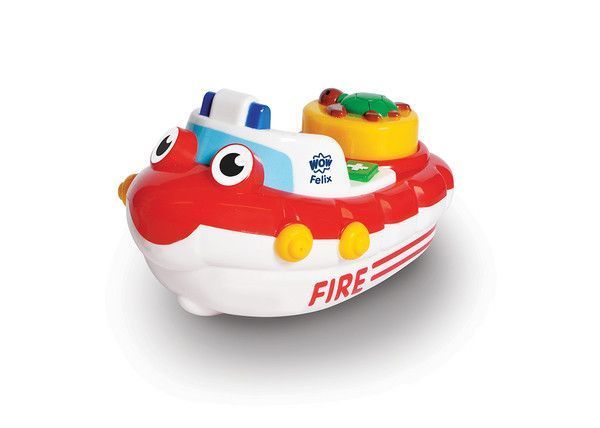Игрушка WOW TOYS Fireboat Felix Пожарный катер Феликс (д/купание) 1017 фото