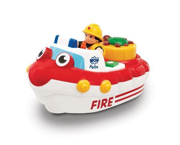 Игрушка WOW TOYS Fireboat Felix Пожарный катер Феликс (д/купание) 1017 фото