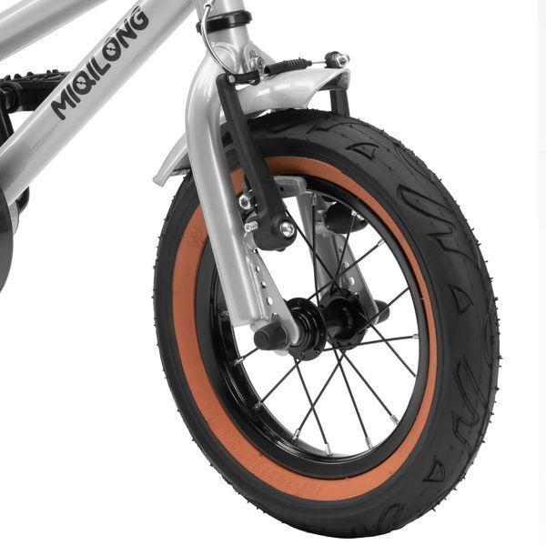 Детский велосипед Miqilong ST 12" серебряный (RBB-ST12-SILVER) RBB-ST12-SILVER фото