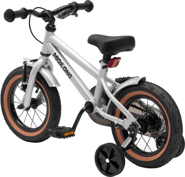 Детский велосипед Miqilong ST 12" серебряный (RBB-ST12-SILVER) RBB-ST12-SILVER фото