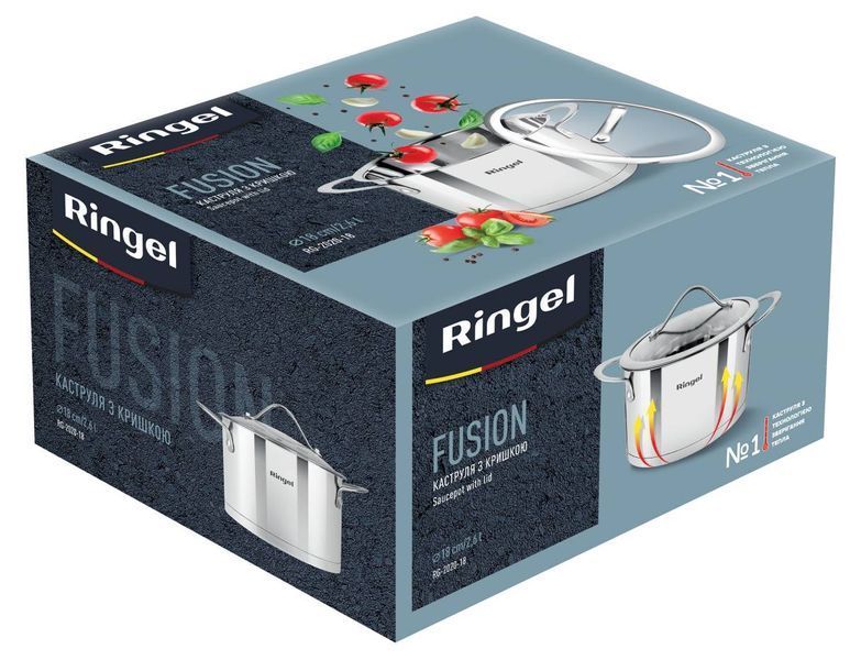 Каструля RINGEL FUSION 18 см 2.6л (RG 2020-18) RG 2020-18 фото