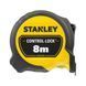 Рулетка измерительная CONTROL-LOCK длиной 8 м, шириной 25 мм, в обрезиненном корпусе, с двойной шкалой STANLEY STHT37232-0 STHT37232-0 фото 1