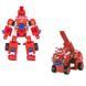 Конструктор-трансформер Super Wings Small Blocks 2-in-1 Buildable Transforming Vehicle Jett, Джетт EU385005 фото 1