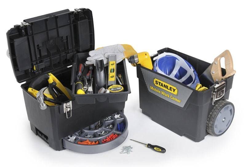 Ящик для інструментів із колесами Stanley IML Mobile Work Center 2 in 1ерами 1-93-968 фото