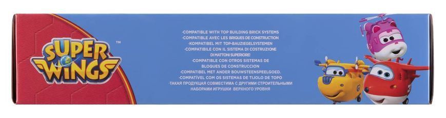 Конструктор-трансформер Super Wings Small Blocks 2-in-1 Buildable Transforming Vehicle Jett, Джетт EU385005 фото
