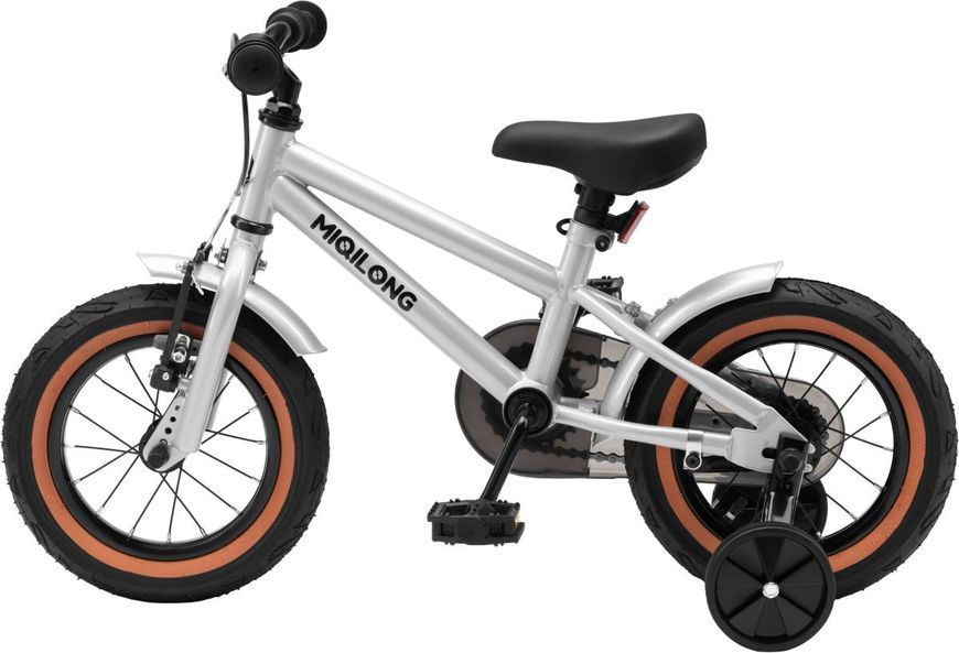 Детский велосипед Miqilong ST 12" серебряный (RBB-ST12-SILVER) RBB-ST12-SILVER фото