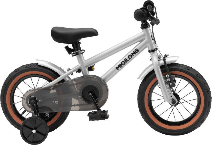 Детский велосипед Miqilong ST 12" серебряный (RBB-ST12-SILVER) RBB-ST12-SILVER фото