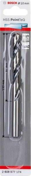 Сверло для металла Bosch HSS-PointTeQ, 10х87х133мм (2.608.577.174) 2.608.577.174 фото