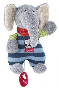 М'яка музична іграшка Sigikid Слонік 22 см (48800SK) 48800SK фото